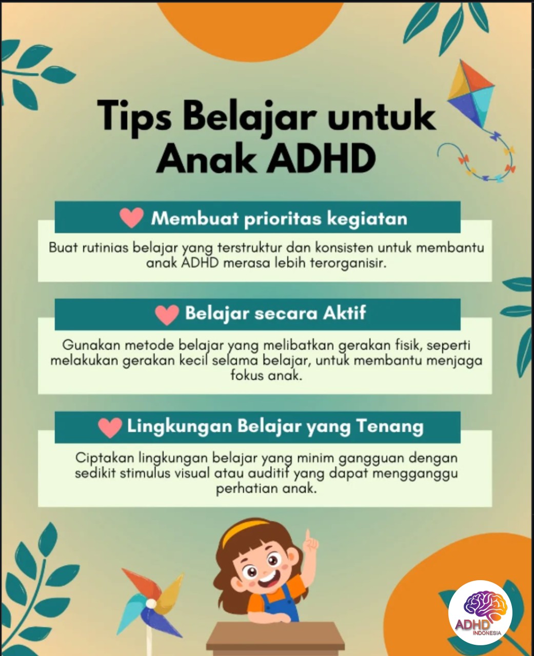 Strategi Belajar yang Cocok untuk Anak ADHD di Kabupaten Raja Ampat